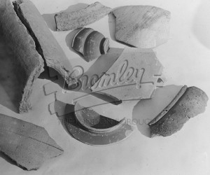Pottery of iron age site,