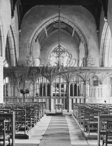 Interior of Leeds Church looking east, Leeds, Kent nd