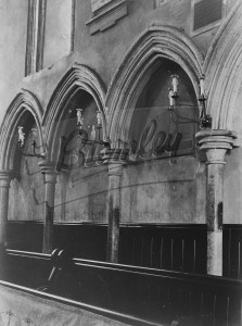 Cheriton, arcade in choir, Cheriton nd