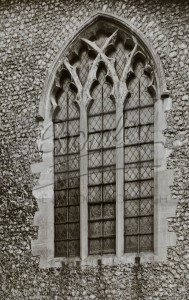 Southfleet Church window in nave, Southfleet nd