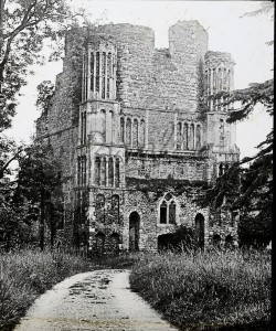 Malling Abbey : west front, Malling