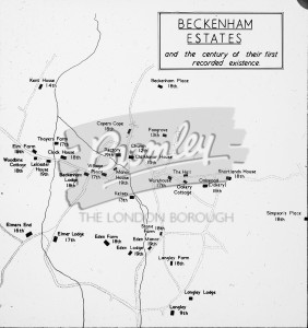 Map of Estates, Beckenham, Beckenham