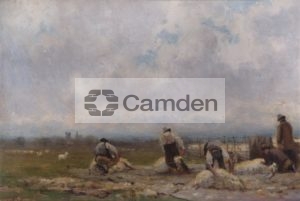 Sheep shearing, Lower Heath