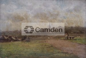 Looking towards Hampstead from Parliament Hill Fields