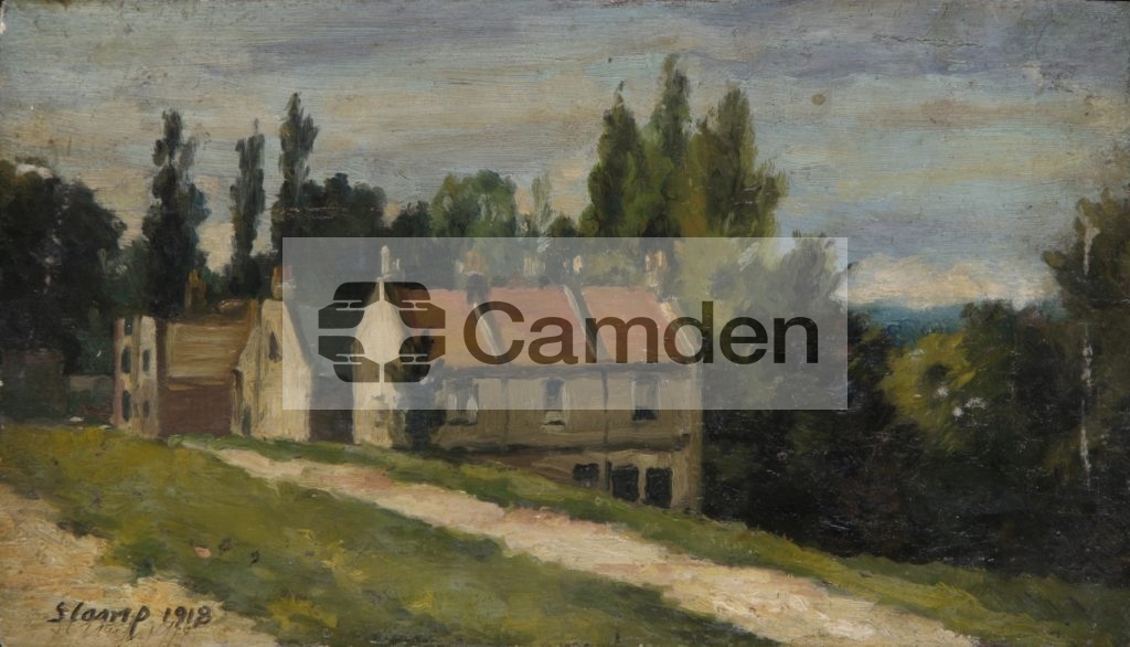 Cottages near the Bull and Bush, July 1918