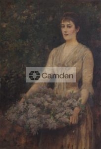 A Load of Lilac. Portrait of a lady