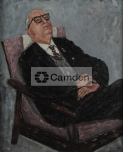 Councillor Tom Barker, Mayor of St Pancras, London (1959)