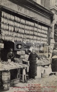 W R Pitkin, wholesale and retail fishmonger, 55 High Street. Camden Town