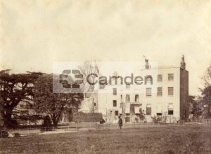 Rosslyn, Hampstead: unidentified house and garden