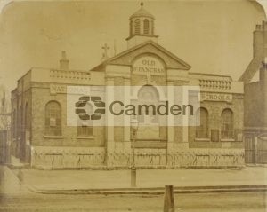 View of Old St Pancras National Schools in Pancras Road