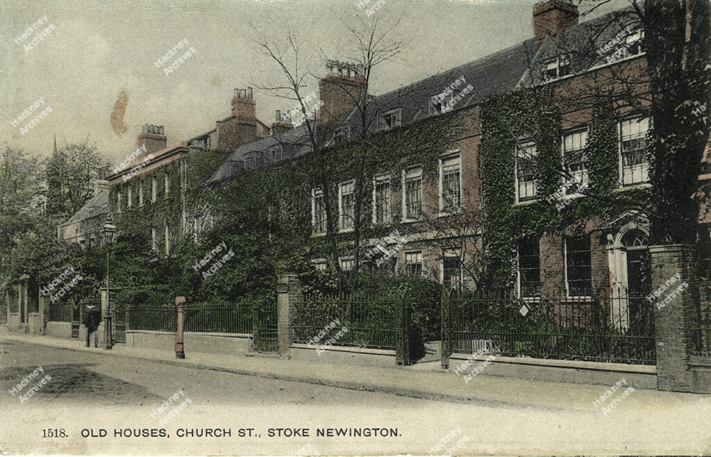 Old Houses, Church Street, Stoke Newington, c.1880.