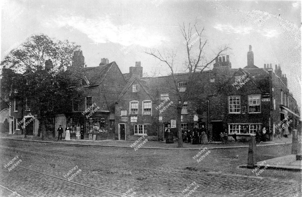 Upper Clapton Road, east side, north of Lea Bridge Road, c.1876.