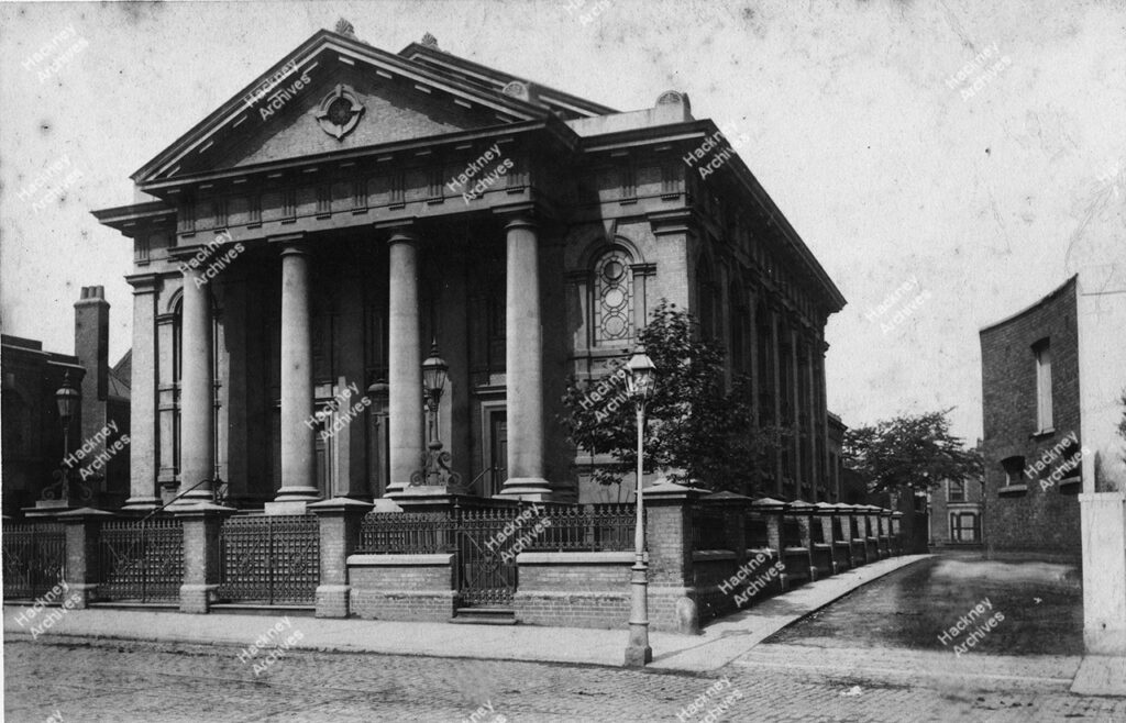 Mare Street Baptist Chapel, c.1900.