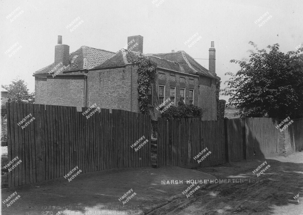 Marsh House, Homerton High Street, c.1886.