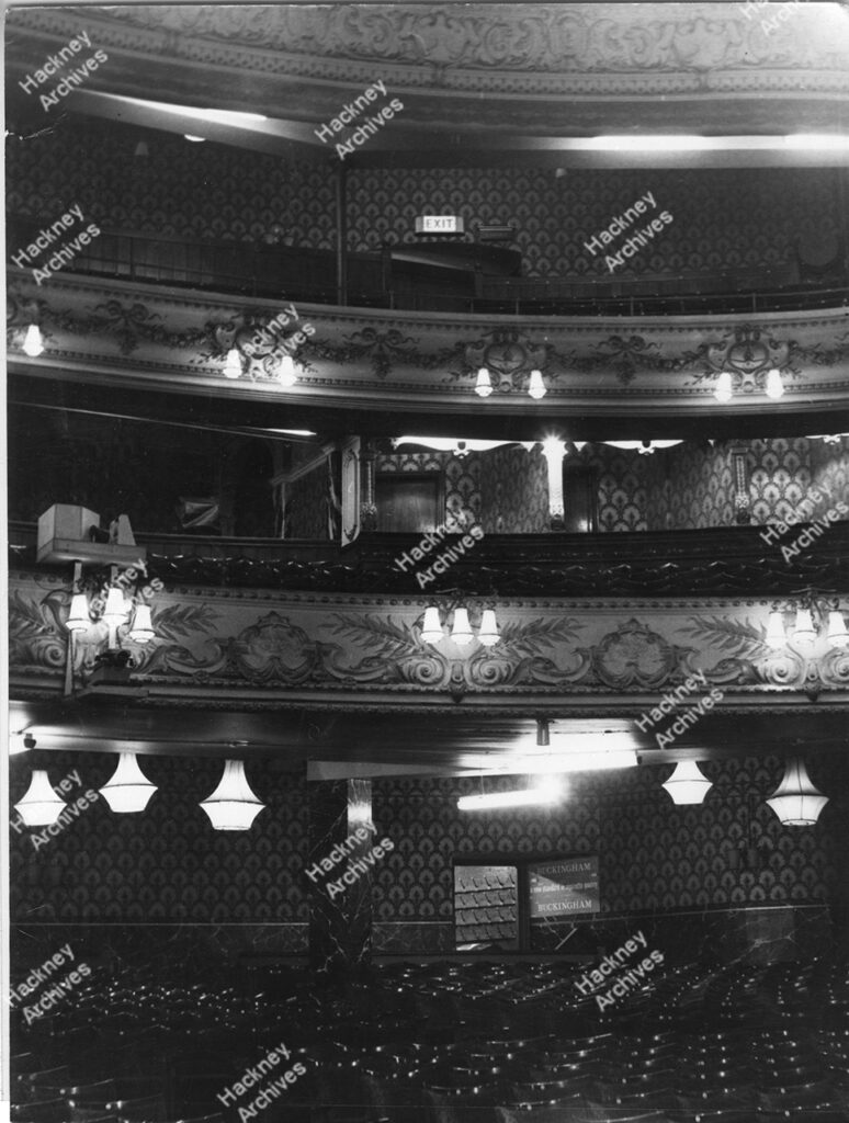 Hackney Empire, after conversion for use as a bingo hall, c.1965.