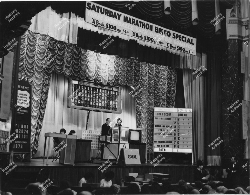 Saturday Marathon Bingo Special, The Hackney Empire, Mare Street, Hackney, 1965.