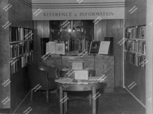 Hackney Central Library, civic exhibition, 1948.