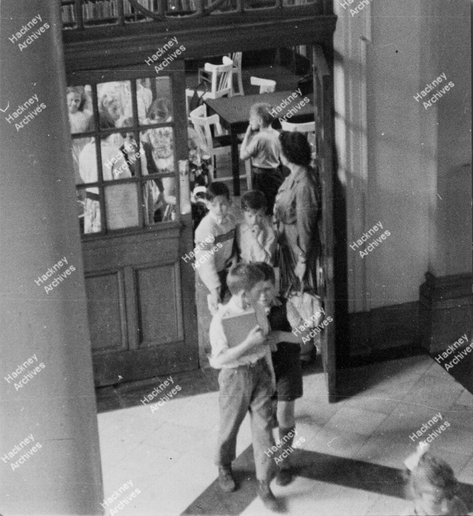 Hackney Central Library children’s library. 1948.