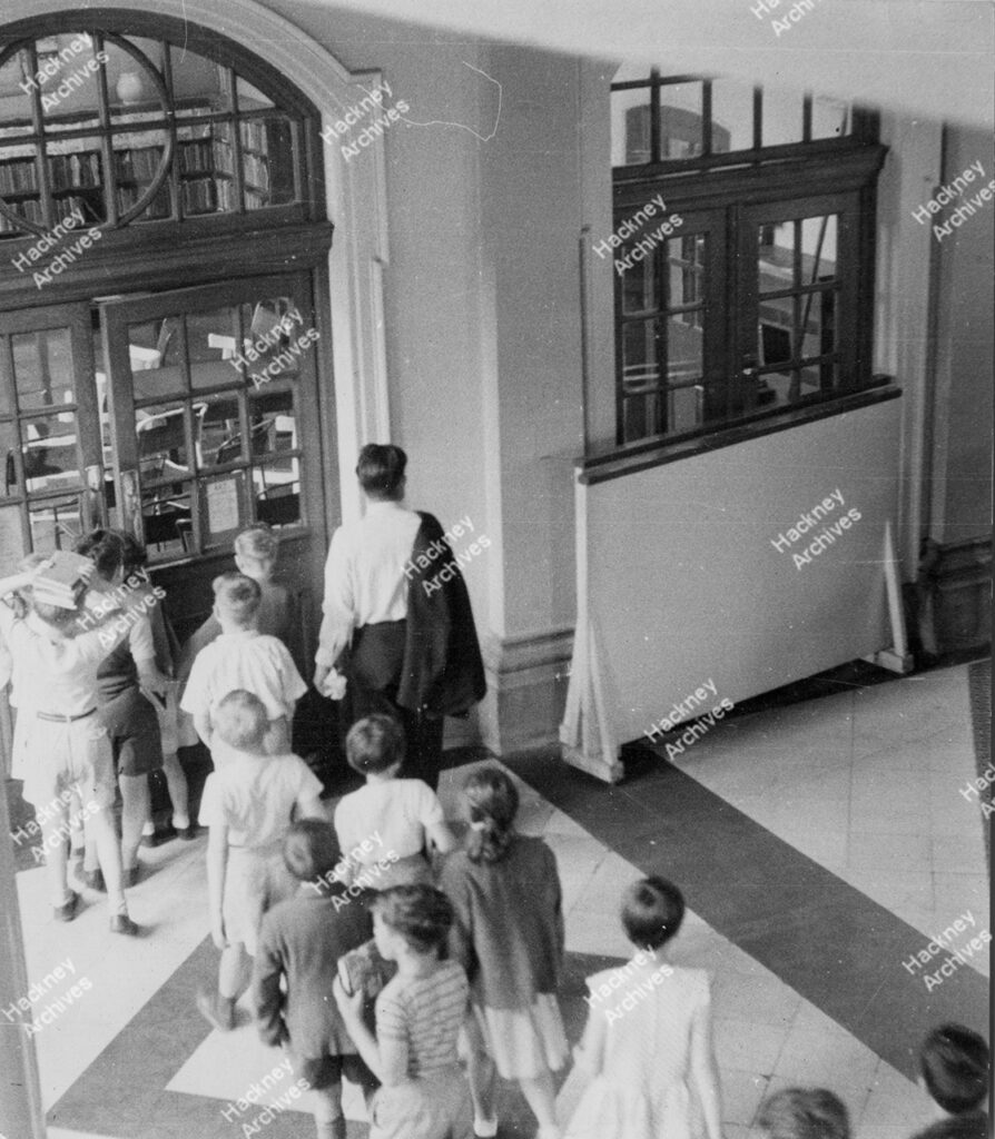 Hackney Central Library children’s library. 1948.