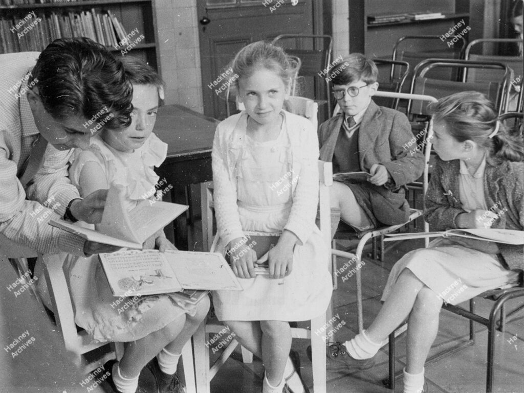 Hackney Central Library children’s library. 1948.