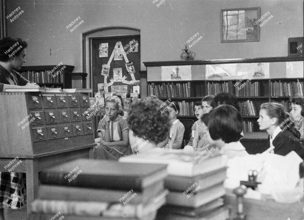 Hackney Central Library children’s library. 1948.