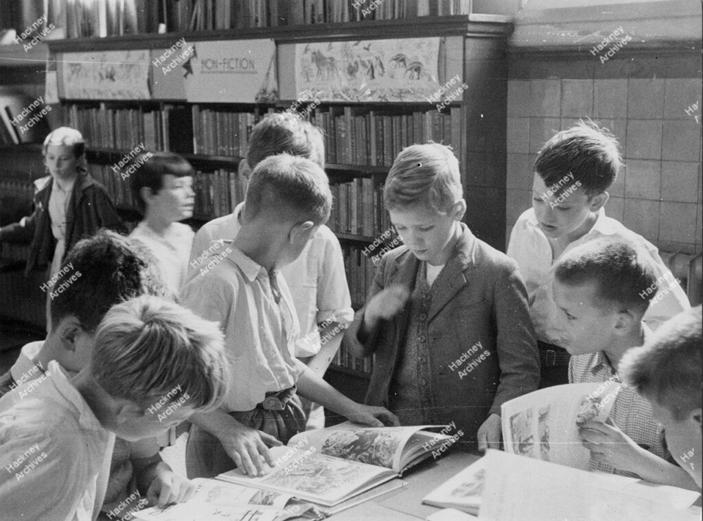 Hackney Central Library children’s library. 1948.