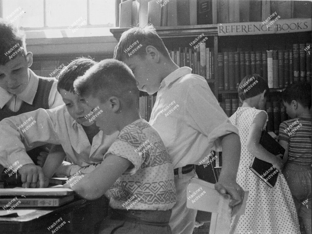 Hackney Central Library children’s library. 1948.