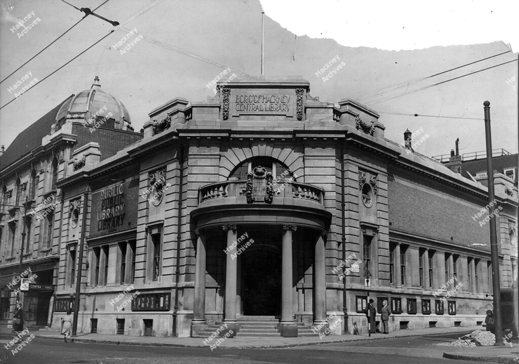 Hackney Central Library, 1948.