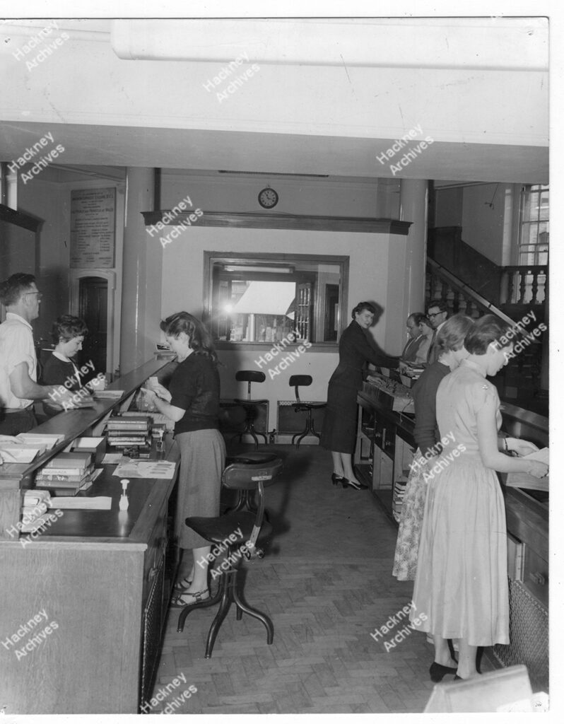 Hackney Library, Clapton branch. 1958.