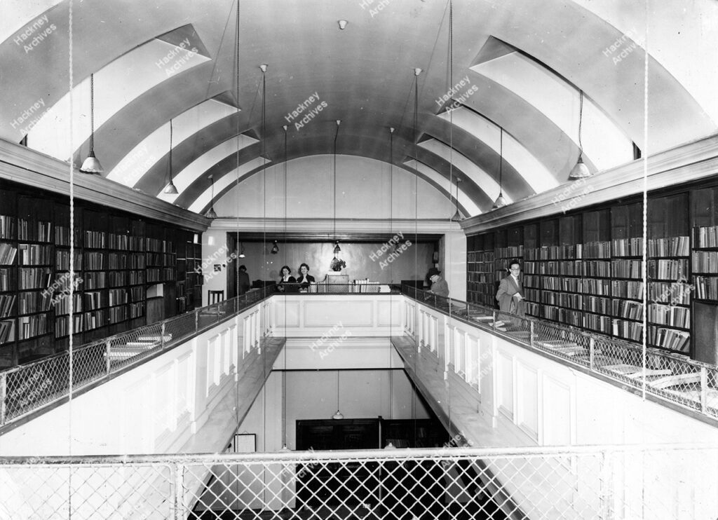 Clapton Library, 1959.