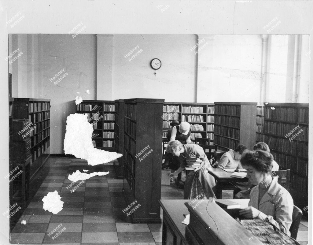 Clapton Lending Library after re-organisation, 1957.