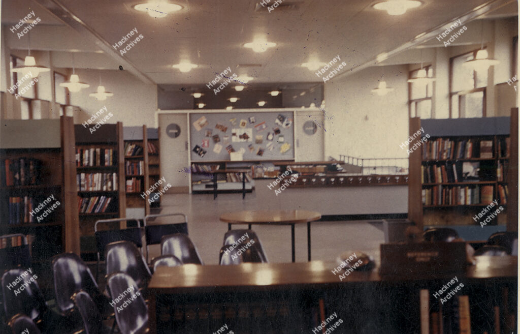 Dalston Library, interiors of children’s section, c.1970.
