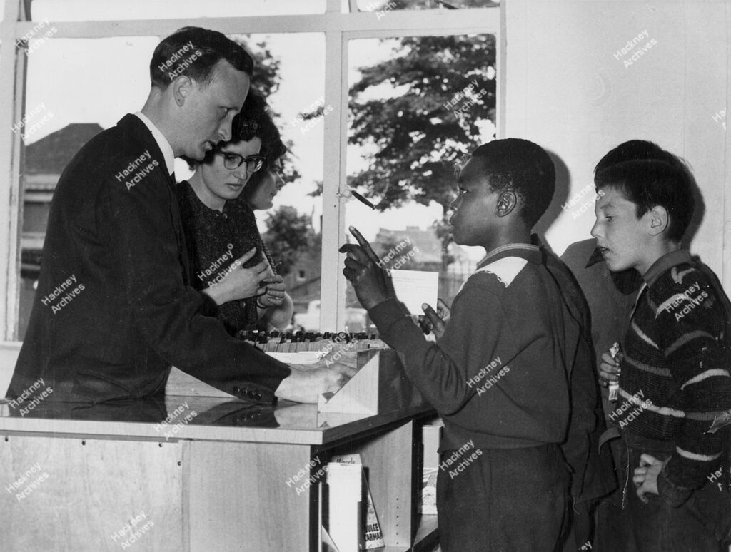 Dalston Library, c.1968.