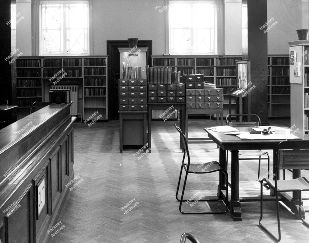 Homerton Library (Now Chats Palace Arts Centre) on Brooksby’s Walk at the official opening on 31st May 1913 by Councillor H. E Davenport, JP, Mayor, 1913.