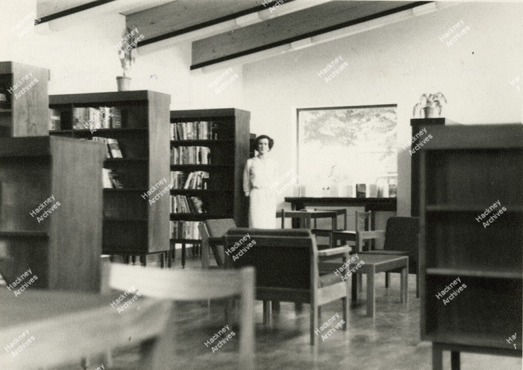 Hackney Parkside library, 1964.