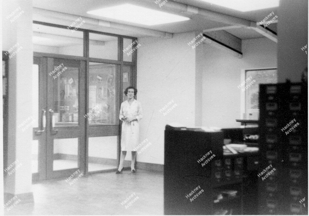 Hackney Parkside library, 1964.