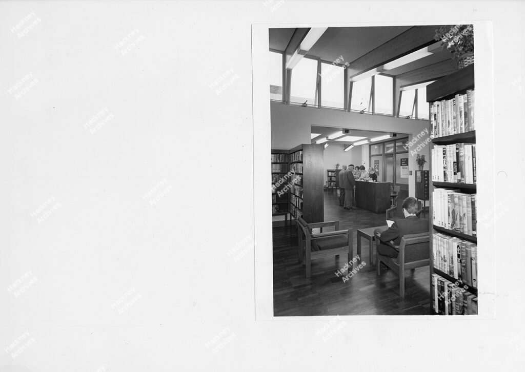 Hackney Parkside library, 1964.