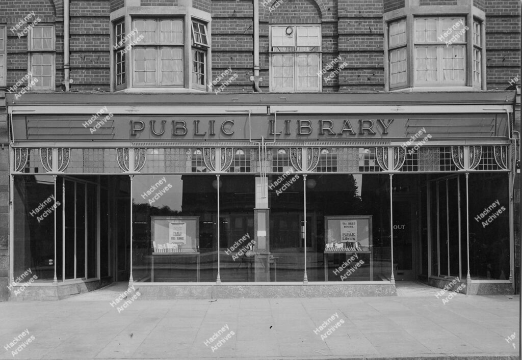 Hackney. Stamford Hill. Exterior (old branch), c.1936.