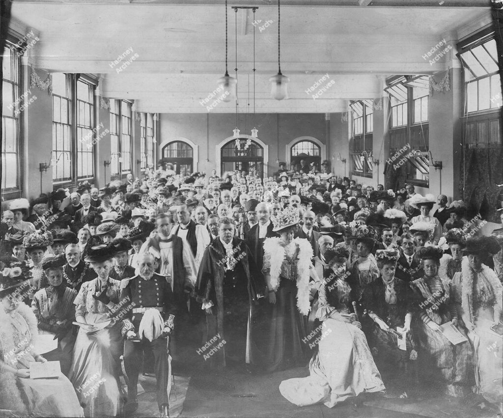 Opening of Hackney Wick Library, October 1947.