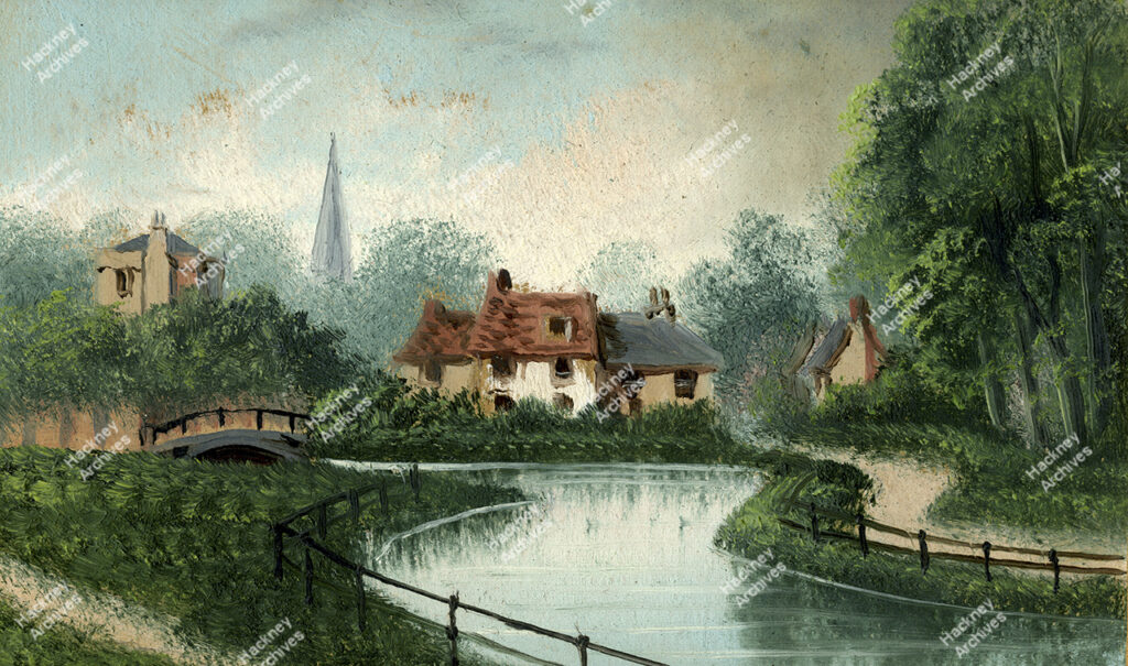 The New River, Clissold Park, Hackney. 1850s
