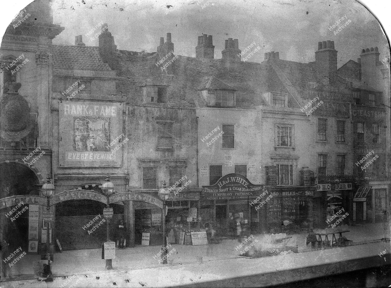 The National Standard Theatre, High Street, Shoreditch, Hackney. 1873