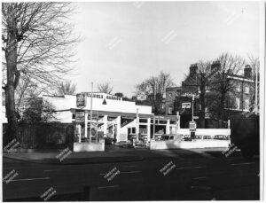 Triangle Garage, Stamford Hill, 1970.