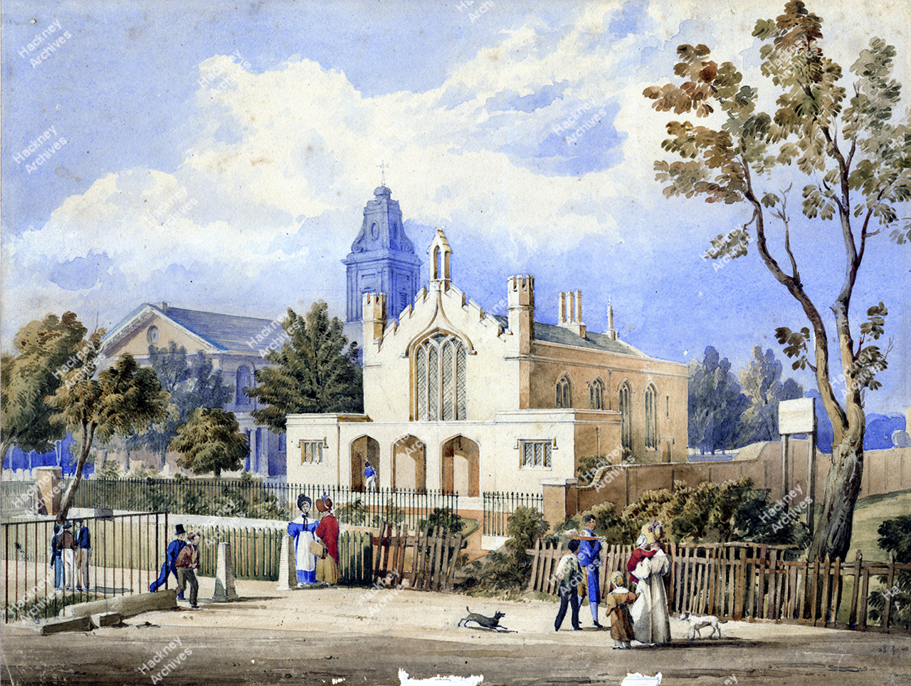 Hackney Grammar School, 1836.