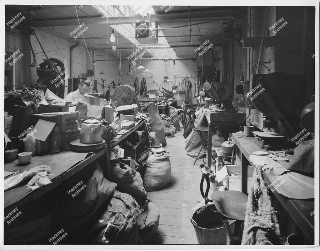 Stevens. H. J & Sons, workshops. 123 New north Road, Shoreditch, Hackney, c.1959