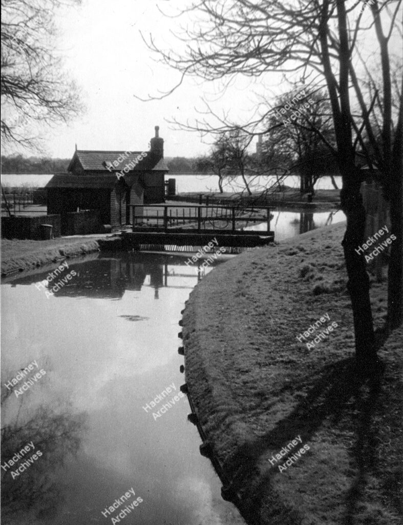 East Reservoir, Hackney, 1955.