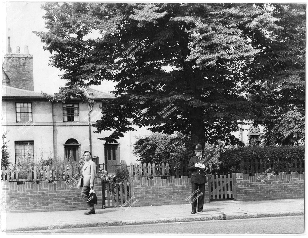 west side Kingsland Road, Hackney, 1968