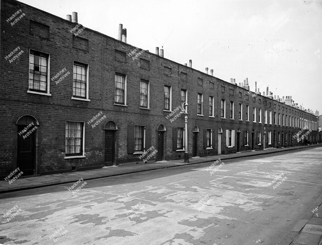 Fellows Street, Hackney, c.1959.