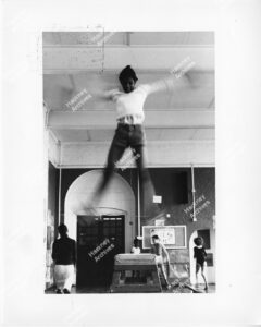Gymnastics, Gainsborough Primary School, Hackney. 1978.