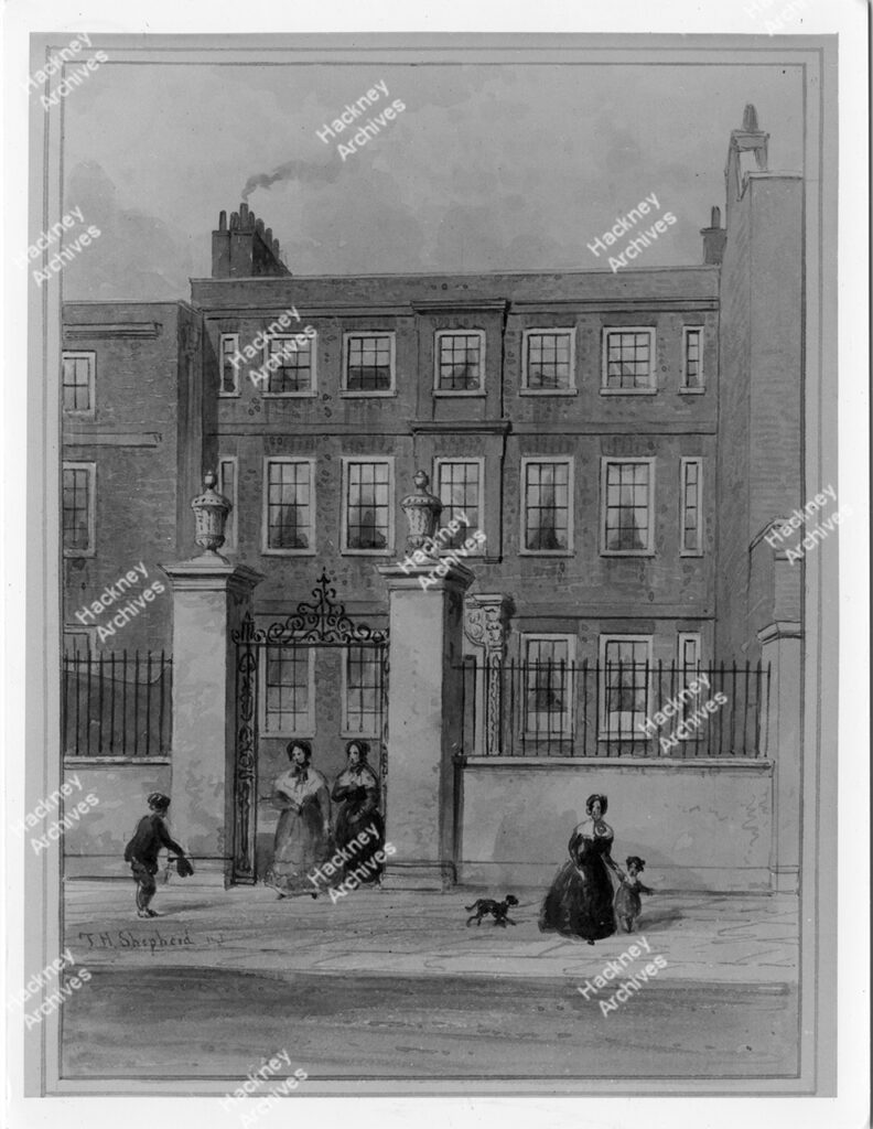 The Falcon Tavern, Stoke Newington Church Street, Hackney. 1844.