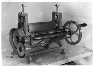 Braiding Machine, A. Sindall & Co. Trimming Manufacturers. Hackney, c.1930.